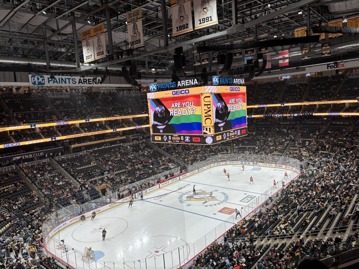 PghLGBTQHockey's tweet photo. We sold 102 tickets to the @Penguins Pride Game and raised $1,091 to support our lgbtq-friendly beginner hockey clinics this winter! Thank you to all who attended and shared our ticket link. Can't wait to do it again next year. https://t.co/8hQGXa2k2M