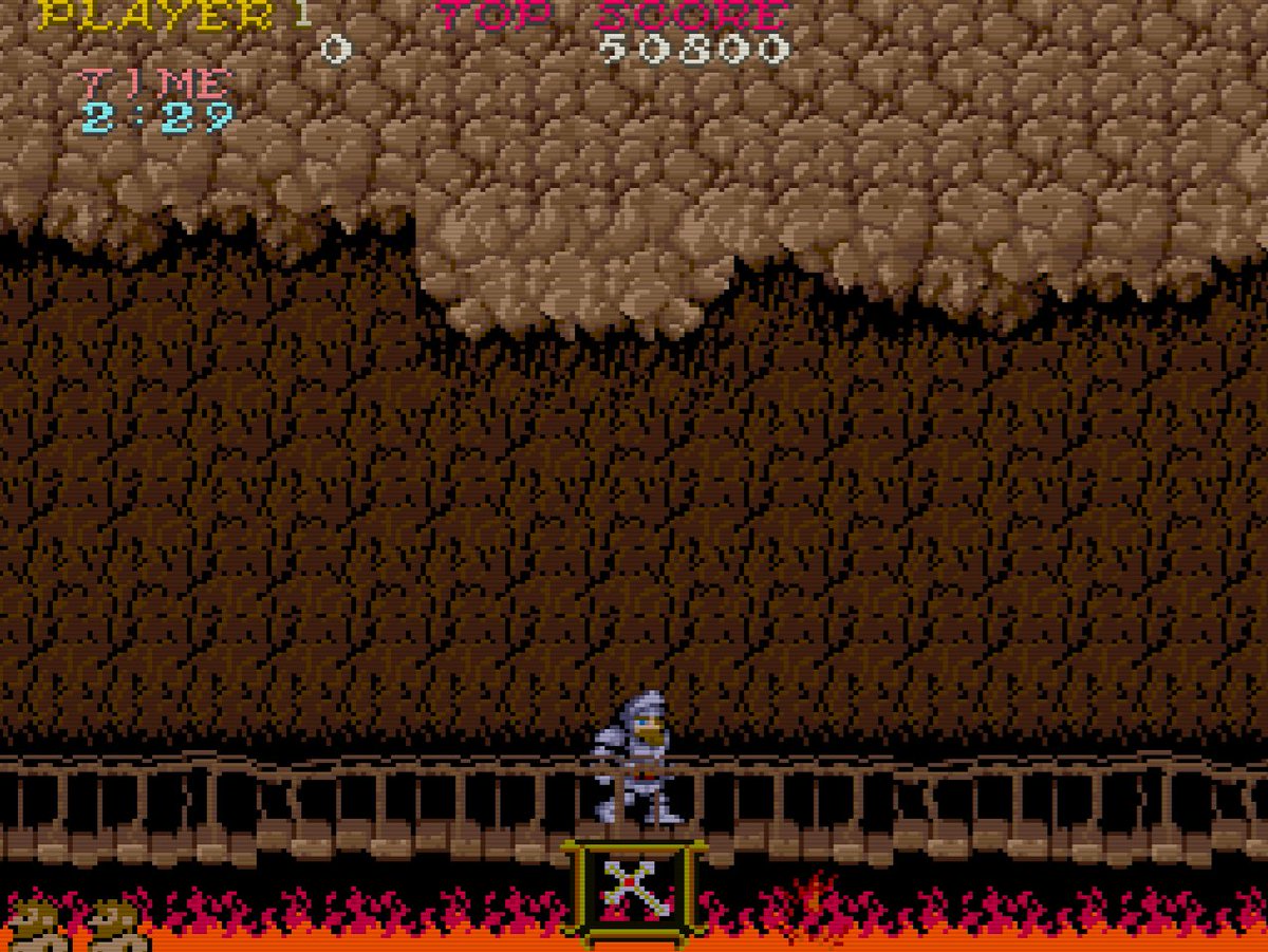 thatgroyper2's tweet image. I have obtained the cross weapon, found only in the original Japanese version of this game. It was changed to a shield (that you throw) in the international version to avoid the controversy of using a religious symbol.