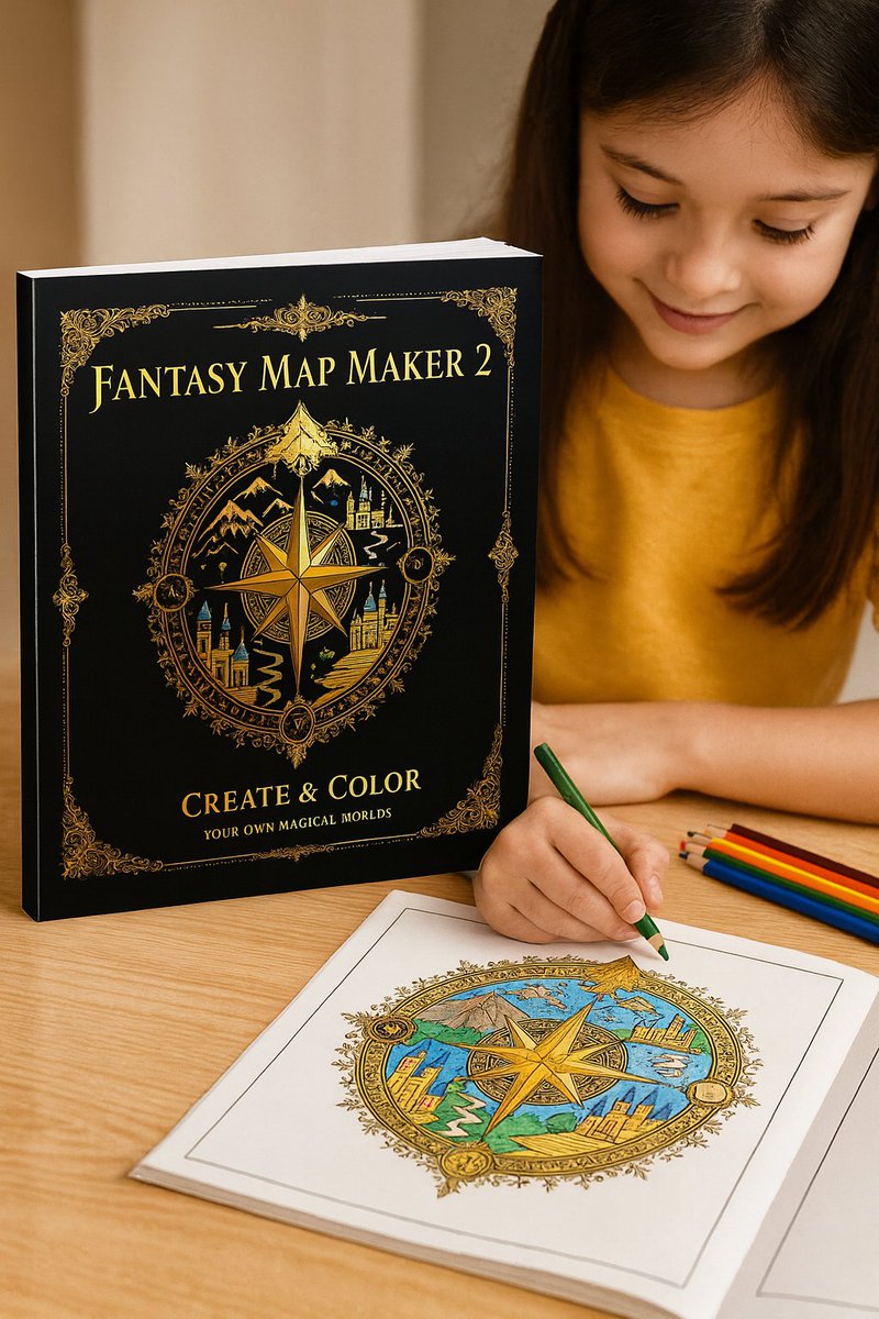 bikramd53714763's tweet photo. Fantasy Coloring Adventure
Unleash your imagination with Fantasy Map Maker 2!
45 hand-drawn fantasy maps to color, explore &amp; create.
Perfect for RPG fans, artists &amp; dreamers.
Book Link 👇 

https://t.co/nEyALLtQa0

#ColoringBook #FantasyArt #RPGMaps #CreativeEscape https://t.co/ZR4HI52sAN