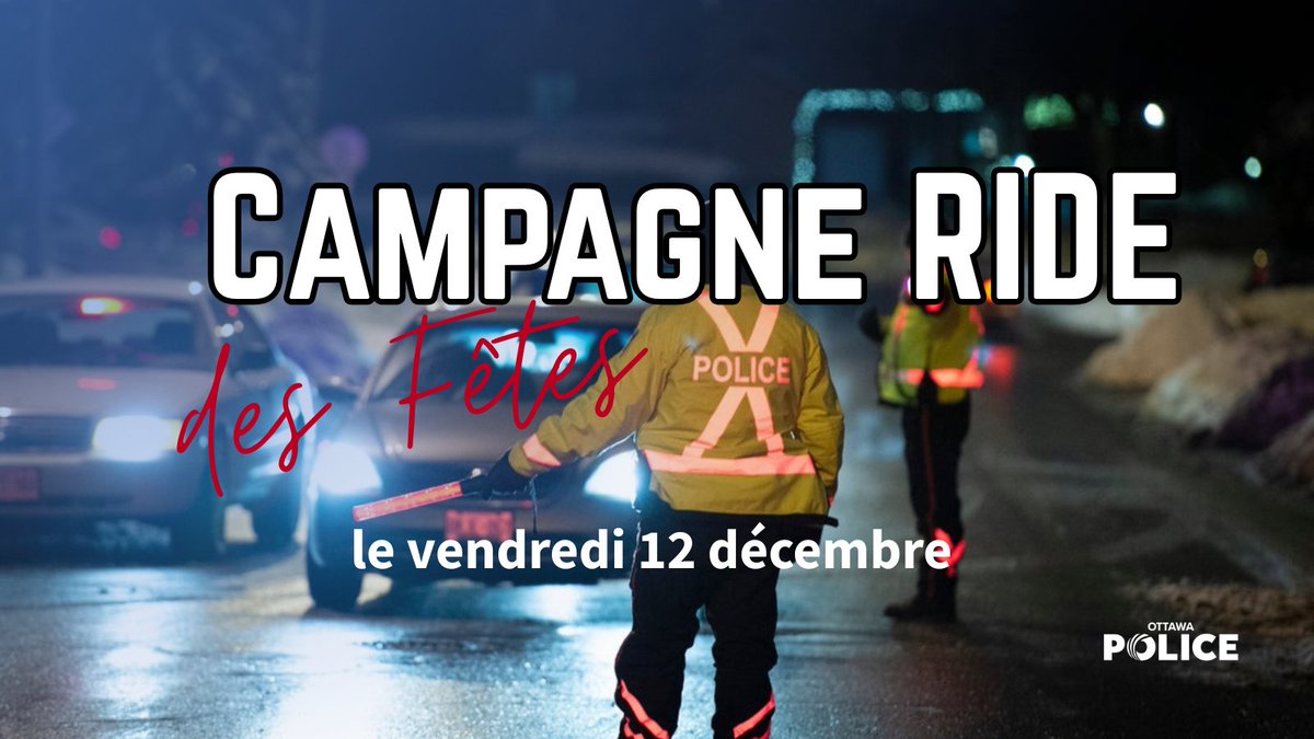 OttawaPolice's tweet image. 🚓 Festive RIDE in action last night

Officers were out across Ottawa conducting Festive RIDE checkpoints to help keep our roads safe.

✔️ More than 80 drivers provided roadside samples
⚠️ Two novice drivers had their licences suspended for three days

Reminder: Novice and young…