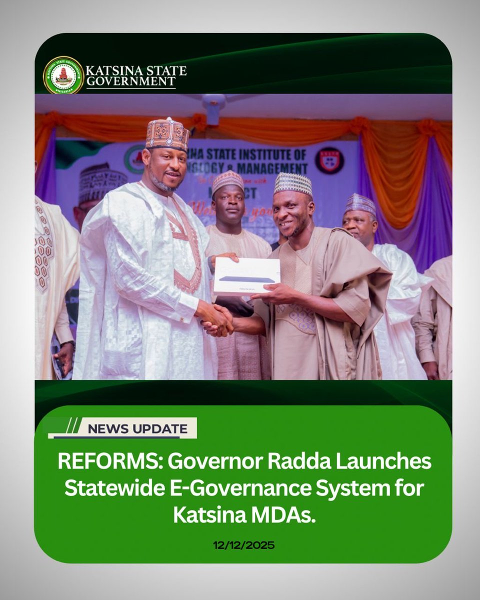 9aufal's tweet photo. HE @dikko_radda’s vision is clear 🎯

Modern governance. 
A stronger economy. 
Jobs. 
Shared prosperity.

None of this is possible without reliable energy and deep digital transformation. https://t.co/z5kPvv4mvm