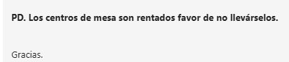 hoy es mi ddposada, así que nos vemos el lunes sin falta

Fuente: Mi invitación a la posada