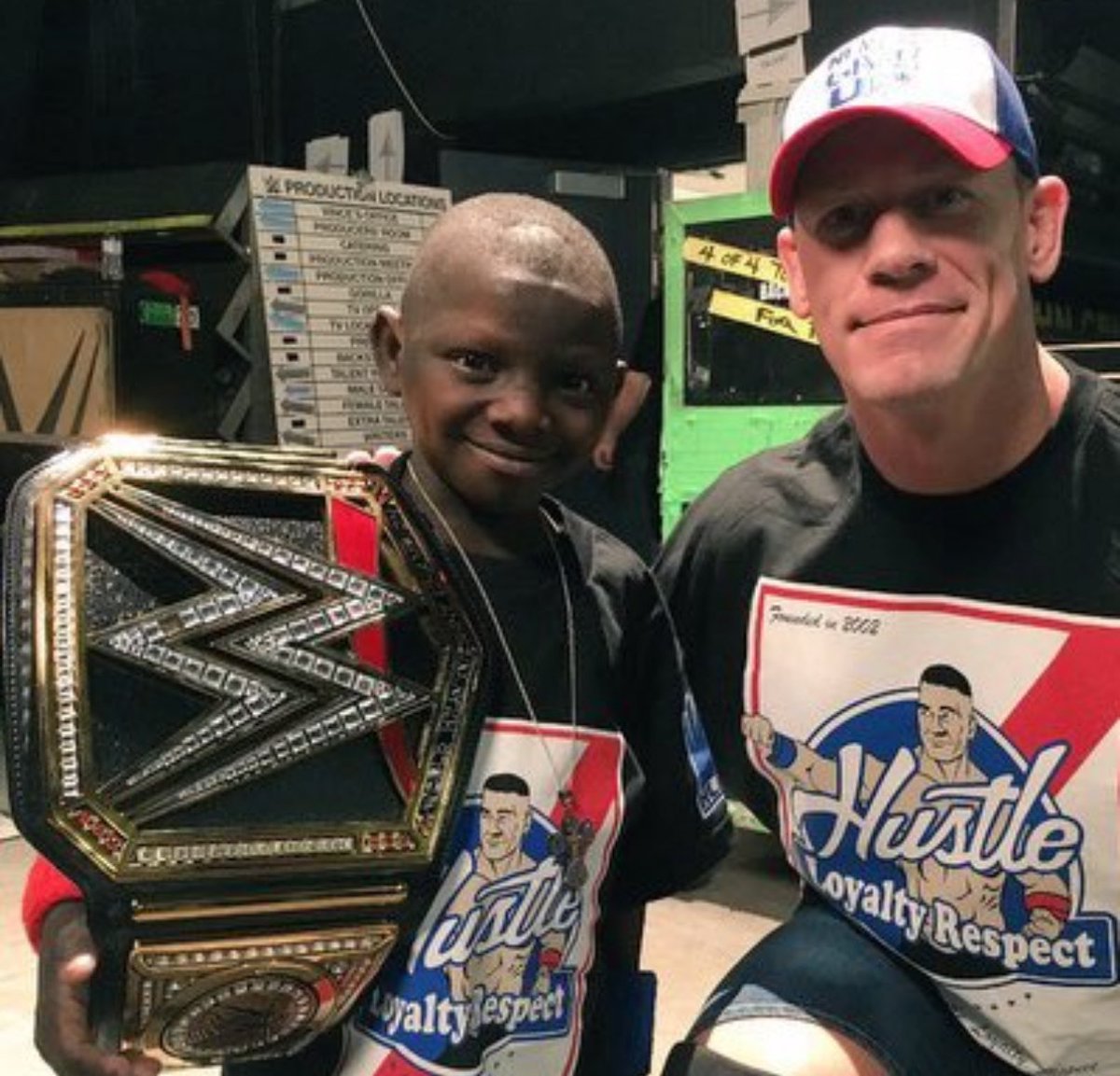 Jarrius's tweet image. THANK YOU GOAT @JohnCena 

Made so many memories for me and millions of other @wwe fans 👏👏👏

#ThankYouCena