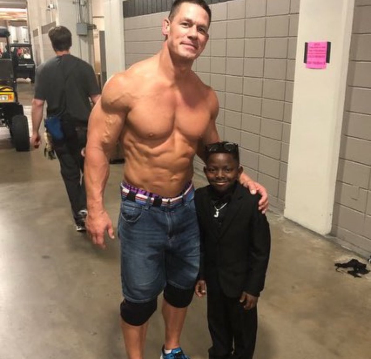 Jarrius's tweet image. THANK YOU GOAT @JohnCena 

Made so many memories for me and millions of other @wwe fans 👏👏👏

#ThankYouCena