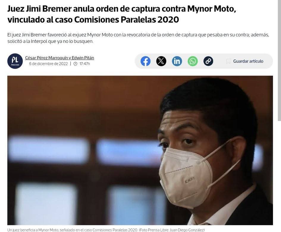 LarRRytO's tweet image. ¿Saben quién es Mynor Moto?
Acusado de recibir sobornos por el caso del Libramiento de Chimaltenango (el megaROBO diría yo👻) , incluido en la lista Engel y ya tuvo ordenes de captura pero fue blindado por otros corruptos.

ÉL NO PUEDE LLEGAR AL PODER. 🚫🚫🚫🚫
Tanto convivió…