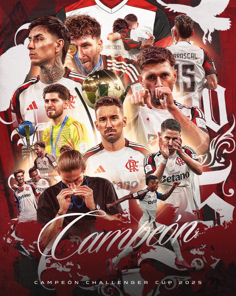 Flamengo_es's tweet image. Campeones, campeones, olé, olé, olé 🏆