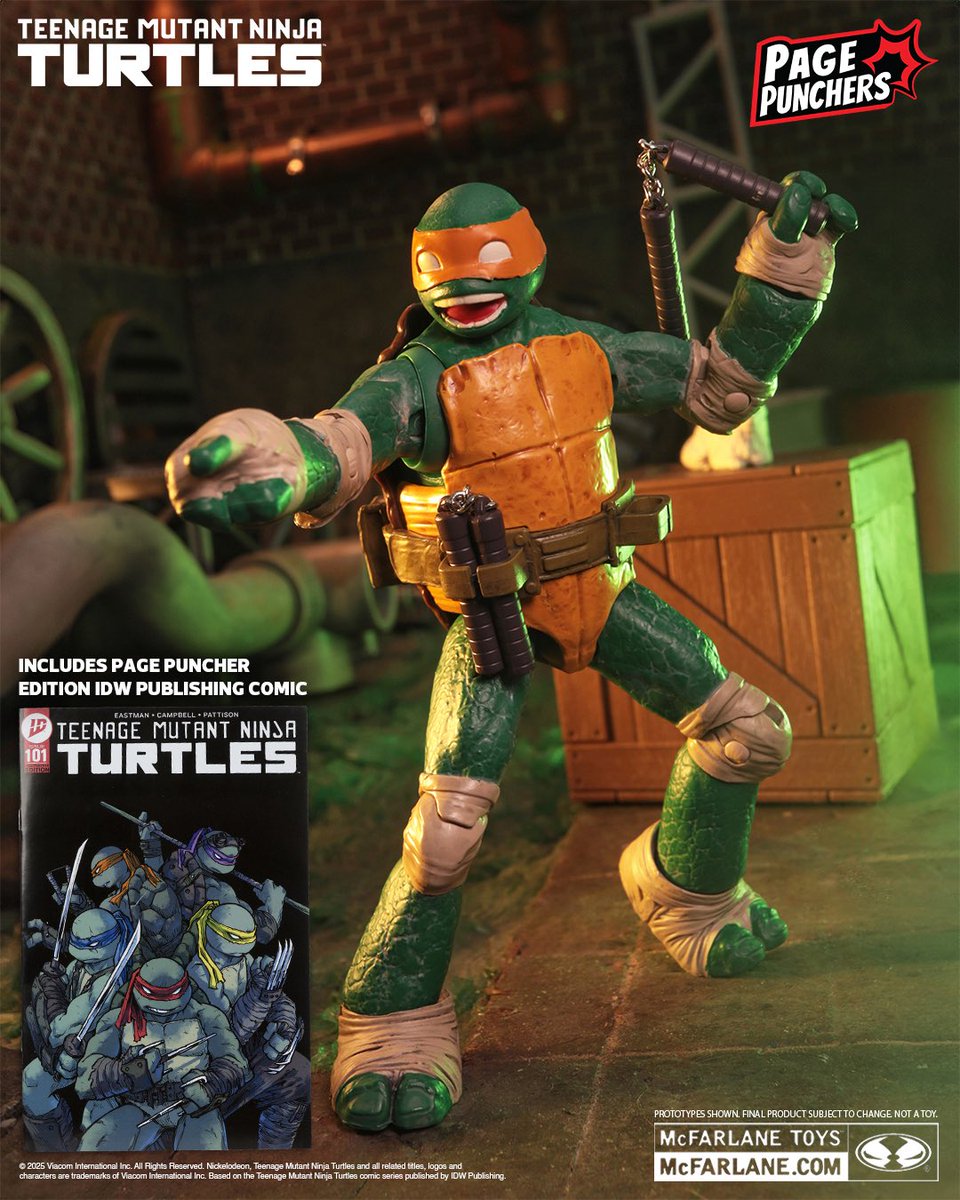 ページパンチャーズのタートルズはレオナルドはなかなか良さげなのです