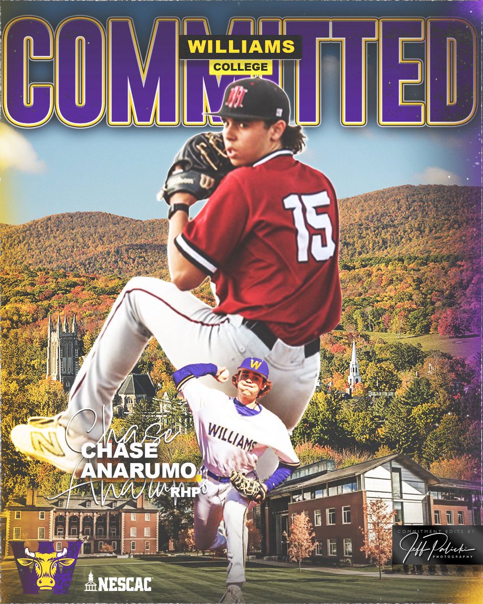 ChaseAnarumo's tweet photo. Humbled & honored to announce my commitment to Williams College!
Big thanks to my family, friends, coaches, and teachers for all the endless support. Thank you, Coach Barrale & Coach Colbert for this opportunity.
#Committed #GoEphs https://t.co/ZJlSBmnxxm