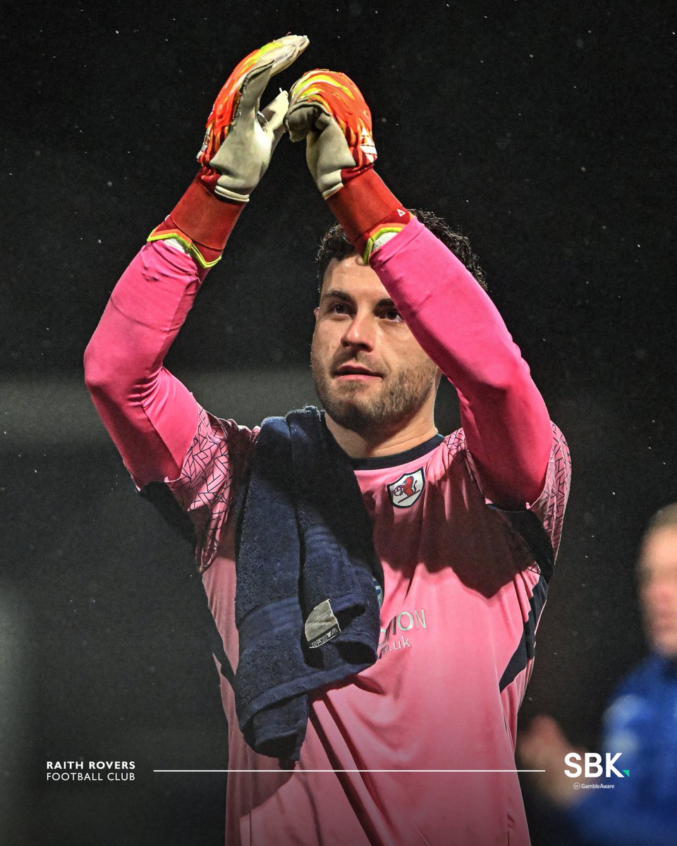 RaithRovers's tweet image. 🧼 That's FOUR clean sheets in a row for Josh Rae.