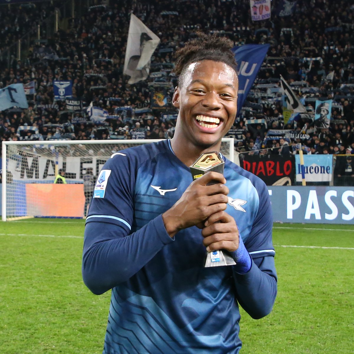 SerieA_EN's tweet image. Tijjani Noslin is the Panini Player of the Match for #ParmaLazio  🏆