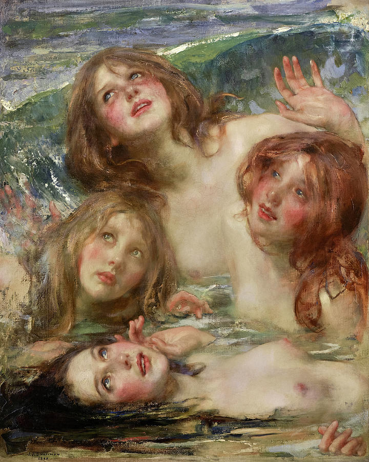 Sirens, by James Jebusa Shannon (1900)