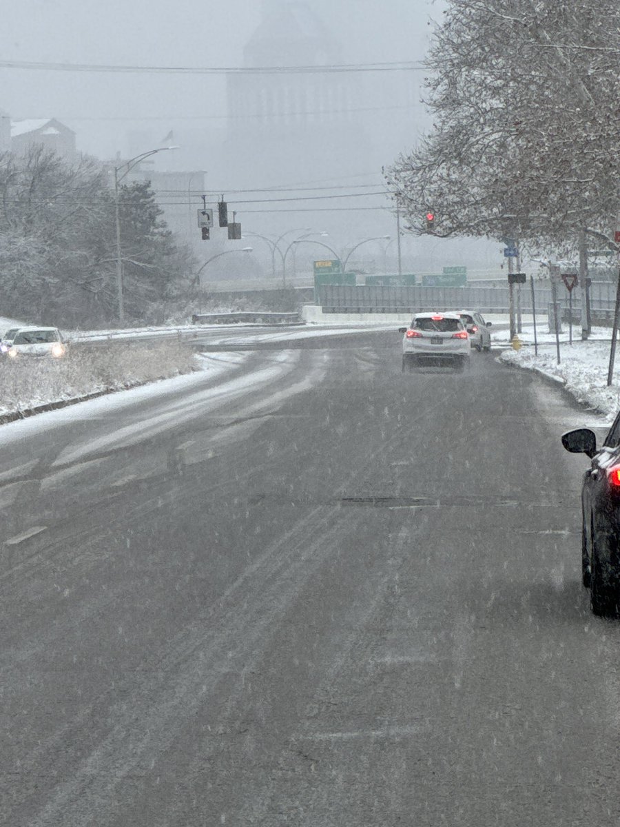 Snow is falling and temperatures are dropping. Roads are slick! Please stay home if possible. Crews will continue to focus on primary routes as snow persists.
If you must travel, slow down, allow extra time, and use extreme caution.

Stay safe and warm!