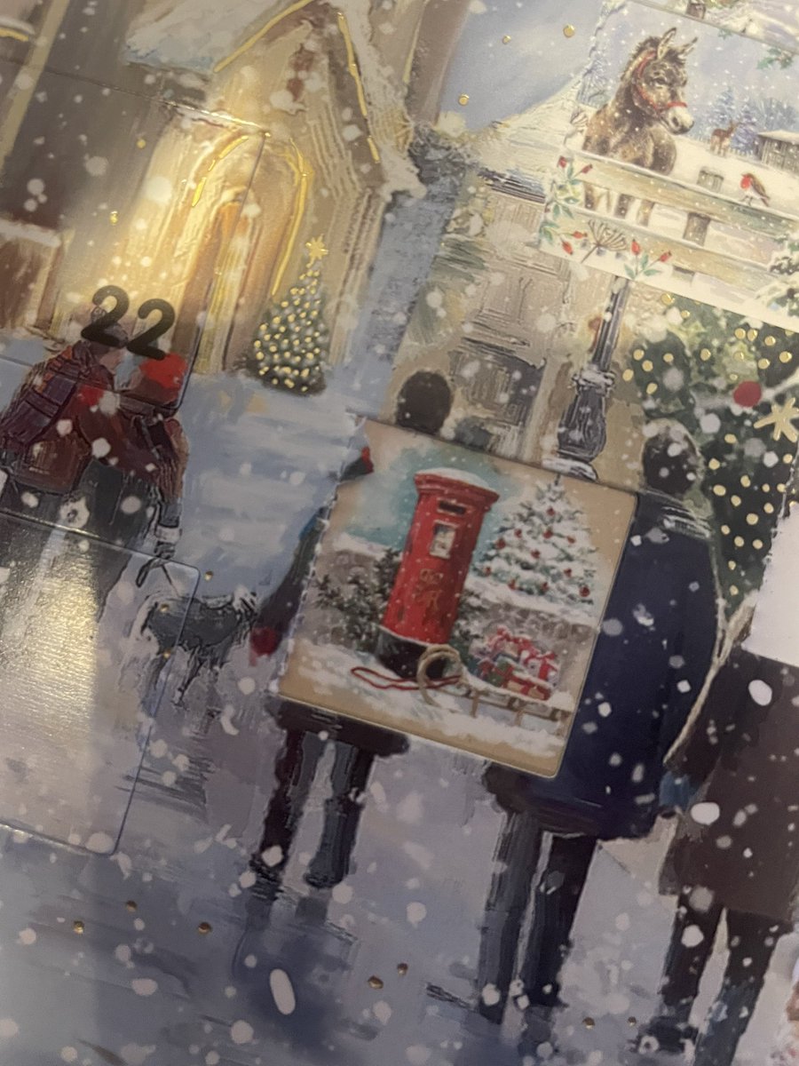 jonesDE10's tweet photo. Even our #AdventCalendar recognises #PostboxSaturday 📮✉️  !

This door opened today made us smile @letterappsoc, @lbsg1976. https://t.co/cDliU2YJAc