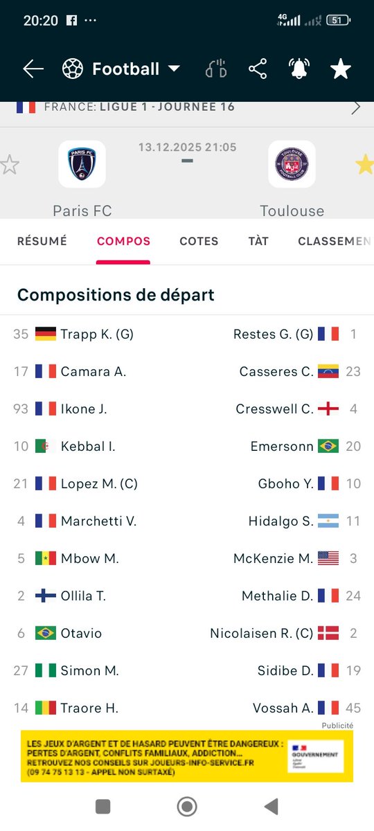 À mon avis, nous allons voir du beau jeu !