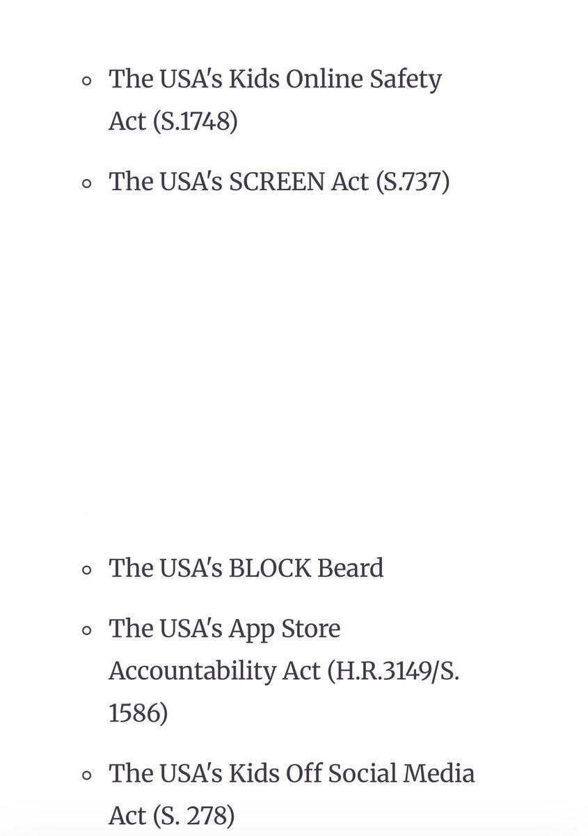 DinoExpert101's tweet photo. @ProudSocialist
Besides stopping the bills & acts below at all costs, we also need to do everything we can to protect Section 230, which protects users & social media platforms from being viewed as publishers.
#section230
#stopkosa
#stopscreenact
#notodigitalid
#stopcensorship https://t.co/nNhhckApJs