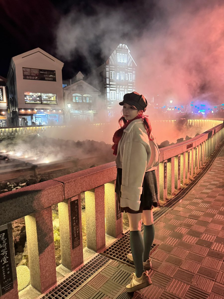 草津温泉♨️にきたぁ❤️