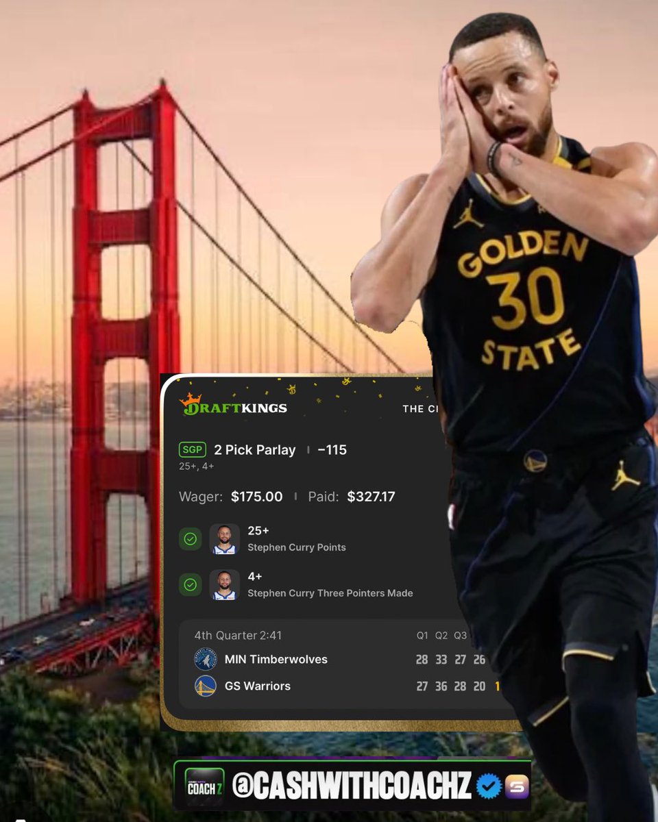 CASHWITHCOACHZ's tweet photo. Curry with the no sweat community CASH 💰 

NBA straight bets (22-4 run) continue printing 💵 for the cord

Drop your cashapp, like and retweet to enter cash giveaway 💰 

Promo code NBA40 for 40% off TODAY 🔥 

Link in bio to tap in and cash as a community 💤 https://t.co/hJdHg8c02A