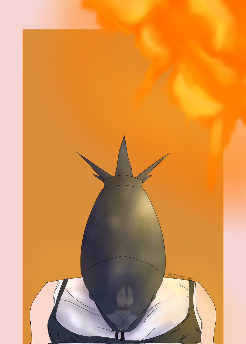 IMPR_ART's tweet image. My drawing of Reze, give it some love, I want everyone to see my art #art #fanart #ChainsawMan #drawing