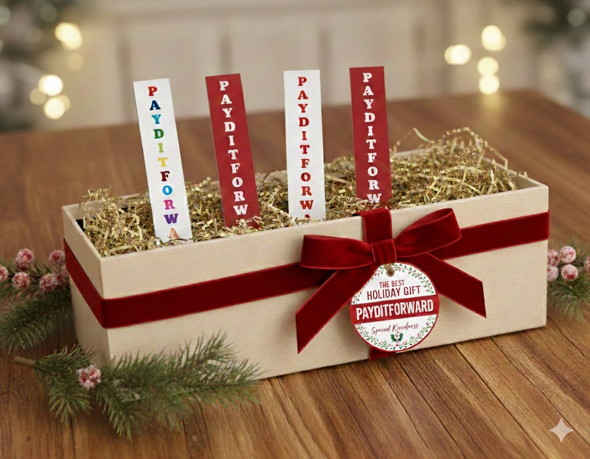 payditforward's tweet image. HAPPY HOLIDAYS! SPREAD KINDNESS! 
VISIT PAYDITFORWARD.COM #payditforward #payitforward #usa #love #happyholidays #christmas #hanukkah #tesla #bitcoin