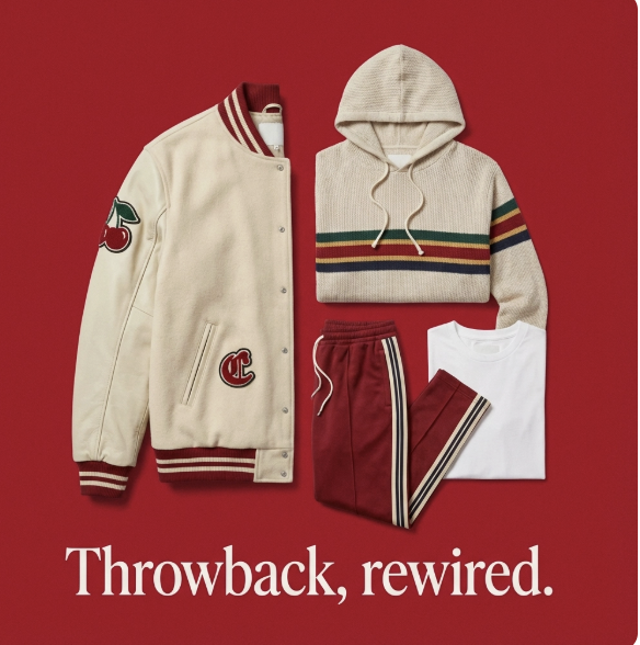 _cherryco's tweet photo. The past gets a game-winning remix.   
Cherry’s vintage-inspired fits aren’t just a nod: they’re a bold re-spin on classic sports nostalgia. Why play by the old rules when you can look legendary? 
Our pieces pay tribute to icons, epic wins, and the moments that made history: but we’re flipping the script with fresh colors, playful textures, and new-school attitude. 
Who says retro can’t make a statement!