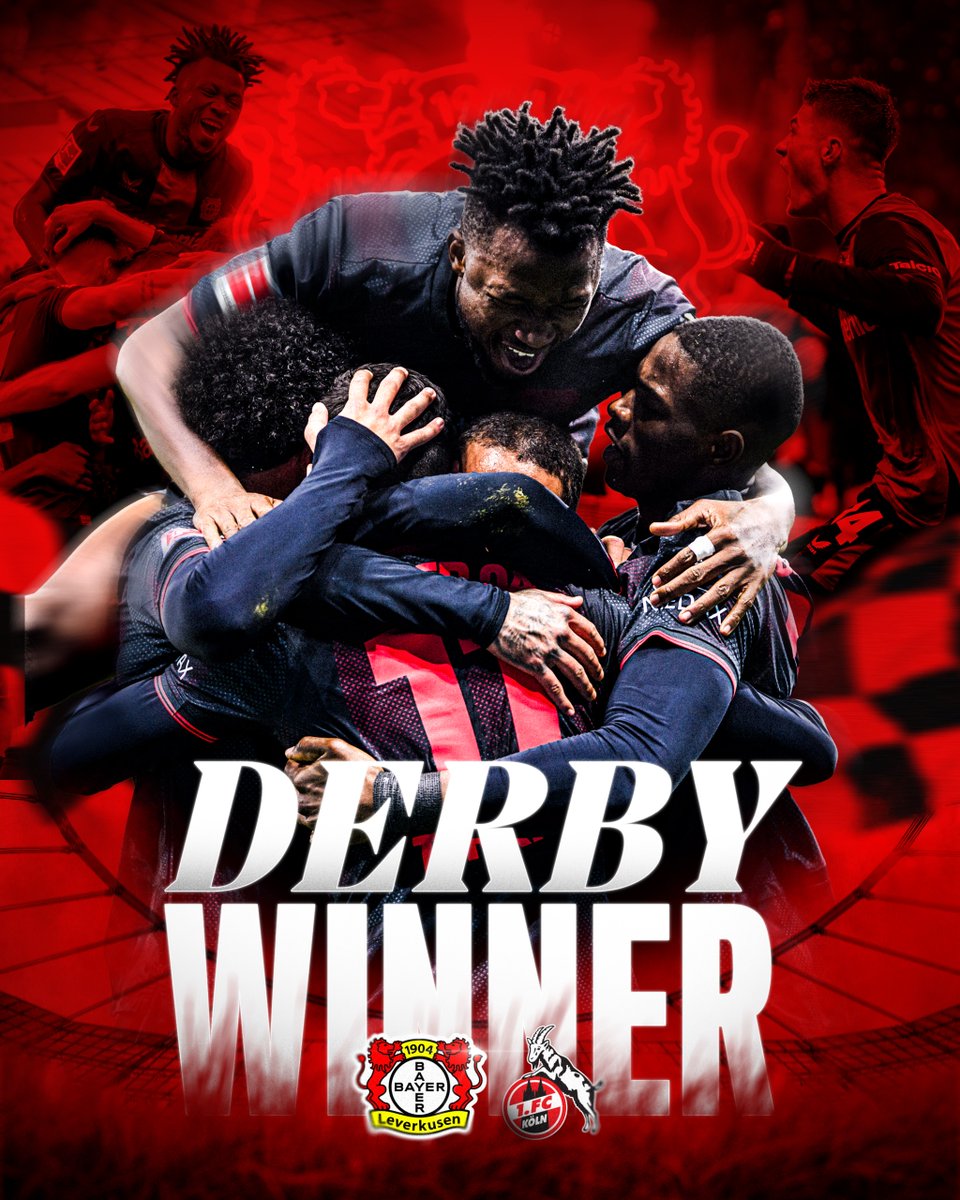 WE ARE BAYER 04! ⚫️🔴

#B04KOE