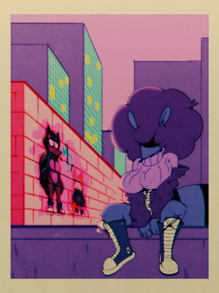 Para quemar un poco las retinas 
Un dibujo de la mapacha <a href="/foxotonoto/">Anto foxo🔞</a>