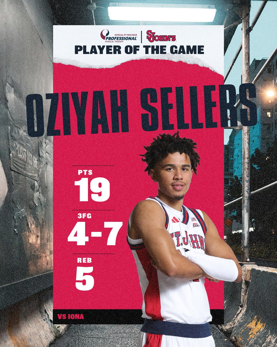 4-7 from deep for Oziyah Sellers today 🔥

𝙏𝙤𝙣𝙞𝙜𝙝𝙩'𝙨 𝙋𝙡𝙖𝙮𝙚𝙧 𝙤𝙛 𝙩𝙝𝙚 𝙂𝙖𝙢𝙚 𝙥𝙧𝙚𝙨𝙚𝙣𝙩𝙚𝙙 𝙗𝙮 𝙋𝙧𝙤𝙛𝙚𝙨𝙨𝙞𝙤𝙣𝙖𝙡 𝙋𝙝𝙮𝙨𝙞𝙘𝙖𝙡 𝙏𝙝𝙚𝙧𝙖𝙥𝙮