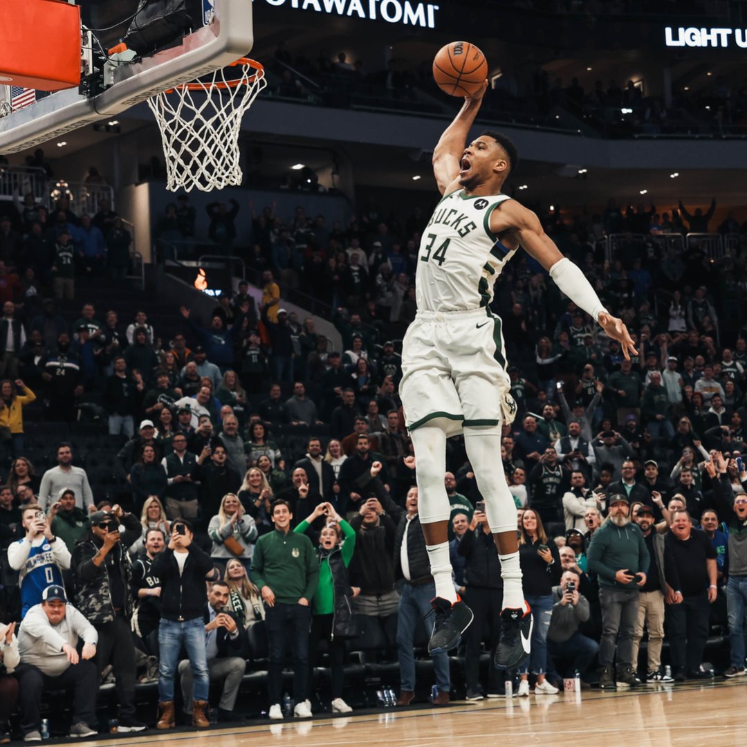 64 points.
OTD in 2023, Giannis set a new franchise scoring record.