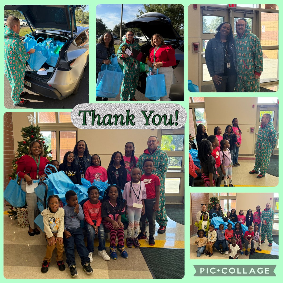 A heartfelt thank you to Principal Schwartz and Baldwin Park Elementary PTA for adopting 50 of our students through the Christmas Giving Tree. Your generosity  makes a difference in the lives of these families this holiday season.