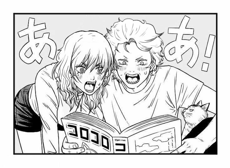 Me and twin as power and denji cause they lowkey us