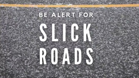 Update at 1:30 p.m. We're seeing patches of freezing drizzle in areas around the region. Although crews are out treating, melting ice can create slick spots. Please use caution as you travel, drive slowly and give our crews space on the road.