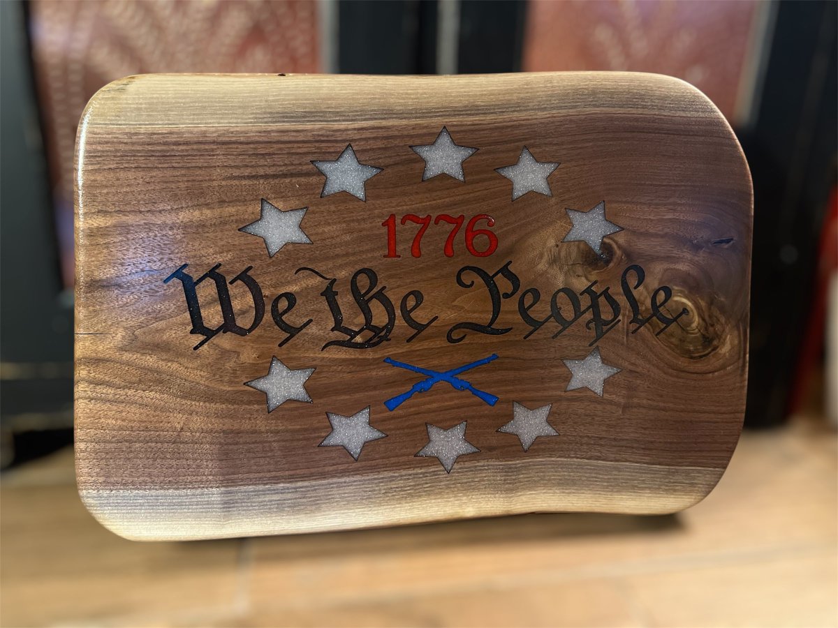 Hey everyone! My husband and I are J6ers facing a tough holiday season with bills piling up.

If you’d like to purchase a handmade flag or plaque, check out our website! 

Your purchase would mean the world to us right now.

We also have a fundraiser we’re trying to reach our