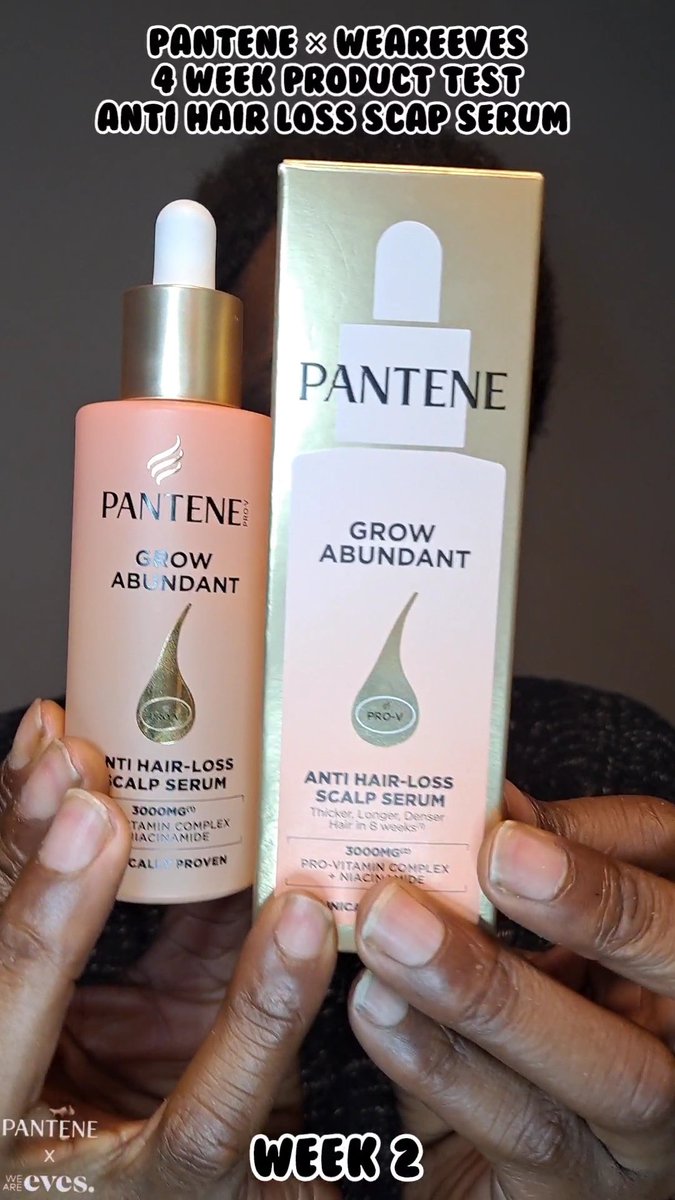 CHASEJLONDON's tweet photo. After using the Pantene Grow Abundant Anti-Hair Loss Scalp Serum for 4 weeks. The serum has been a great addition to my routine, and I’m happy with the improvements I’ve seen so far
https://t.co/iEJo1BQABw
#PanteneHair #hairgrowth #hairloss #GrowAbundant #PantenePartner https://t.co/6GvWtRR9TZ