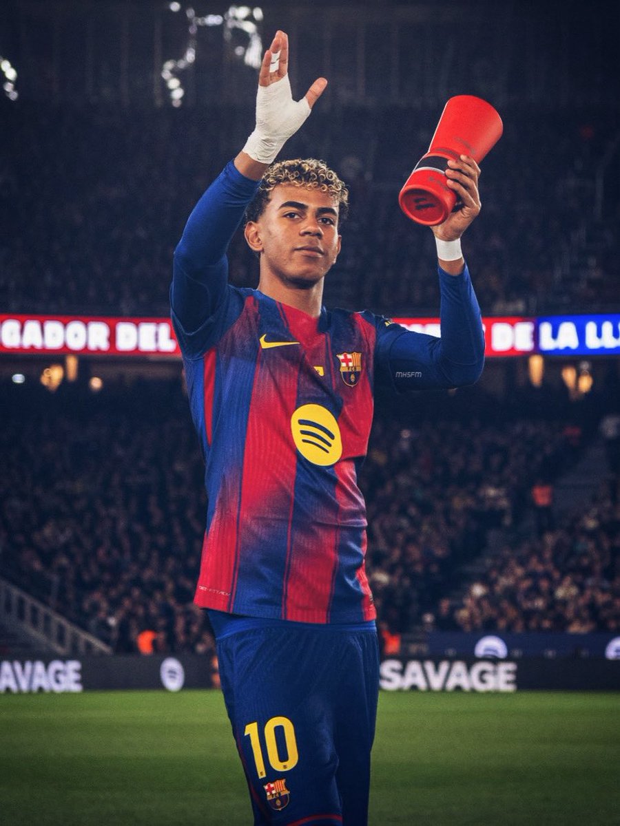 🇪🇸💥 𝐋𝐀𝐌𝐈𝐍𝐄 𝐘𝐀𝐌𝐀𝐋 (𝟏𝟖) vs Osasuna:

• MOTM
• MOST DRIBBLES (5)
• MOST CHANCES CREATED (3)
• MOST DUELS WON (8)

𝐓𝐇𝐄 𝐁𝐄𝐒𝐓 𝐖𝐎𝐍𝐃𝐄𝐑𝐊𝐈𝐃 𝐎𝐅 𝐀𝐋𝐋 𝐓𝐈𝐌𝐄.