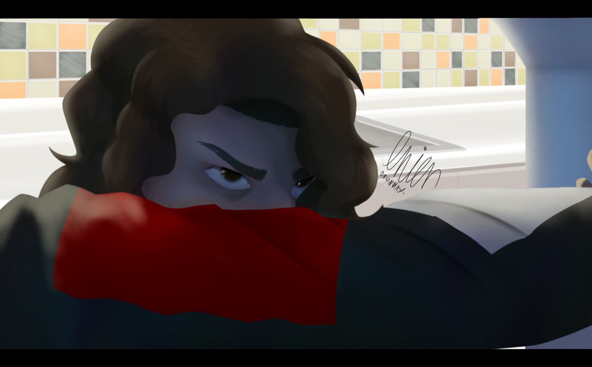 MaskOnion's tweet photo. B R I G H T E R

(Trying to practice shading and using ko lineart) https://t.co/Acat5bpryM