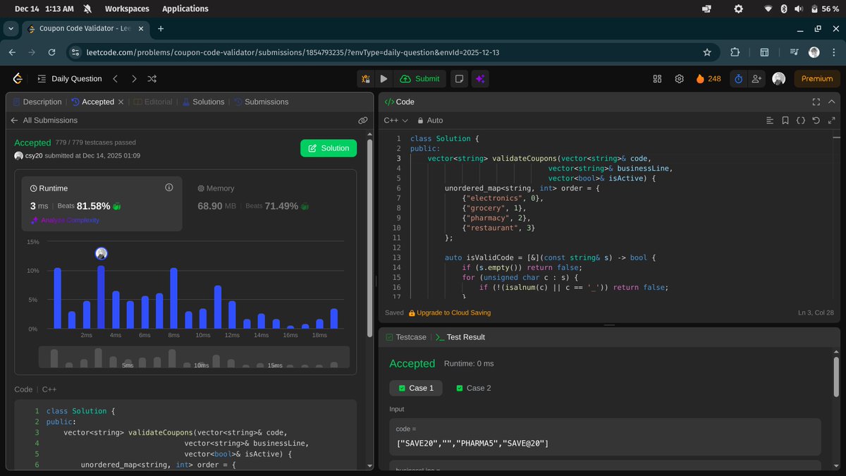 the__csy20's tweet image. #Day301 of coding:

-leetcode POTD 

#DSA #LeetCode