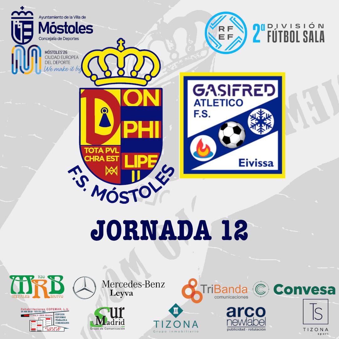 💙FINAL💙
MRB-FS MÓSTOLES 3️⃣
<a href="/gasifredatletic/">Gasifred Atlético Ibiza</a> 1️⃣
Vaya segunda parte, con goles de Dani Santos, Manu Diz y Rafa Luque para llevarnos 3 puntos importantes para cerrar en casa un gran 2025!
Siempre y solo Móstoles!!!
#canteraazul