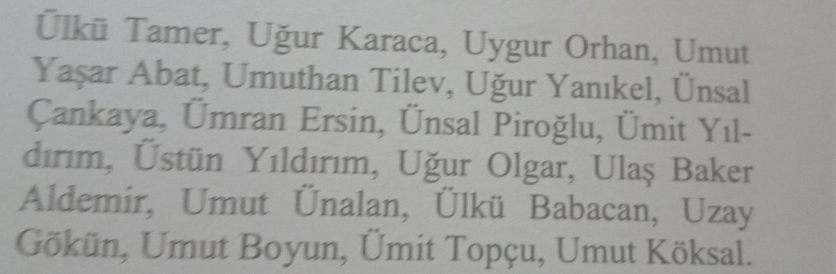 Sincan İstasyonu güzel bir hatıra bırakmak için bugüne kadar dergide yer alan edebiyatçıları veda sayısında listelemiş. Ülkü Tamer ile aynı sıralara gelmiş ismim. Üstelik bugün onun öğretmenlik anısını düşünüp kederlenmek için sebep arıyordum kendime. Henüz bu listeyi bilmeden :)
