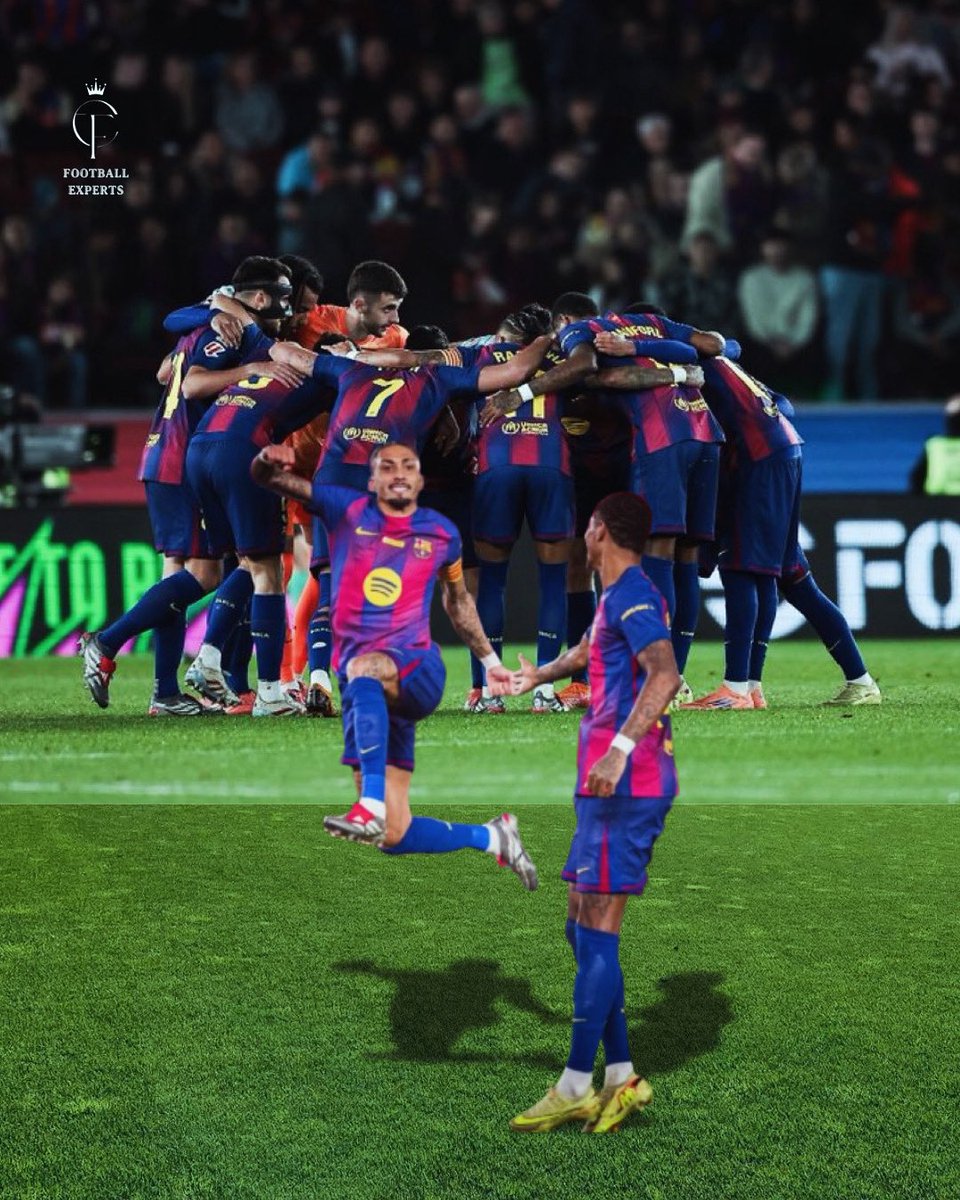 🔵🔴𝐁𝐀𝐑𝐂𝐄𝐋𝐎𝐍𝐀 𝐖𝐈𝐍 𝐅𝐎𝐑 𝐓𝐇𝐄 𝟕𝐓𝐇 𝐆𝐀𝐌𝐄 𝐈𝐍 𝐀 𝐑𝐎𝐖!

Barcelona extend their winning streak after putting two past a stubborn Osasuna defence at home in the LaLiga.

⭐️Raphina scored a brace for the Spanish giants to cement their grip on the title with a..