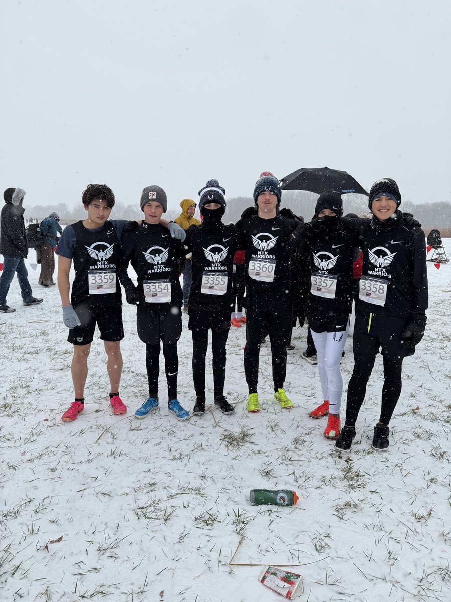BelieveTrackTX's tweet photo. Race Ready…18F and snowing!! https://t.co/MyGEYC71n4