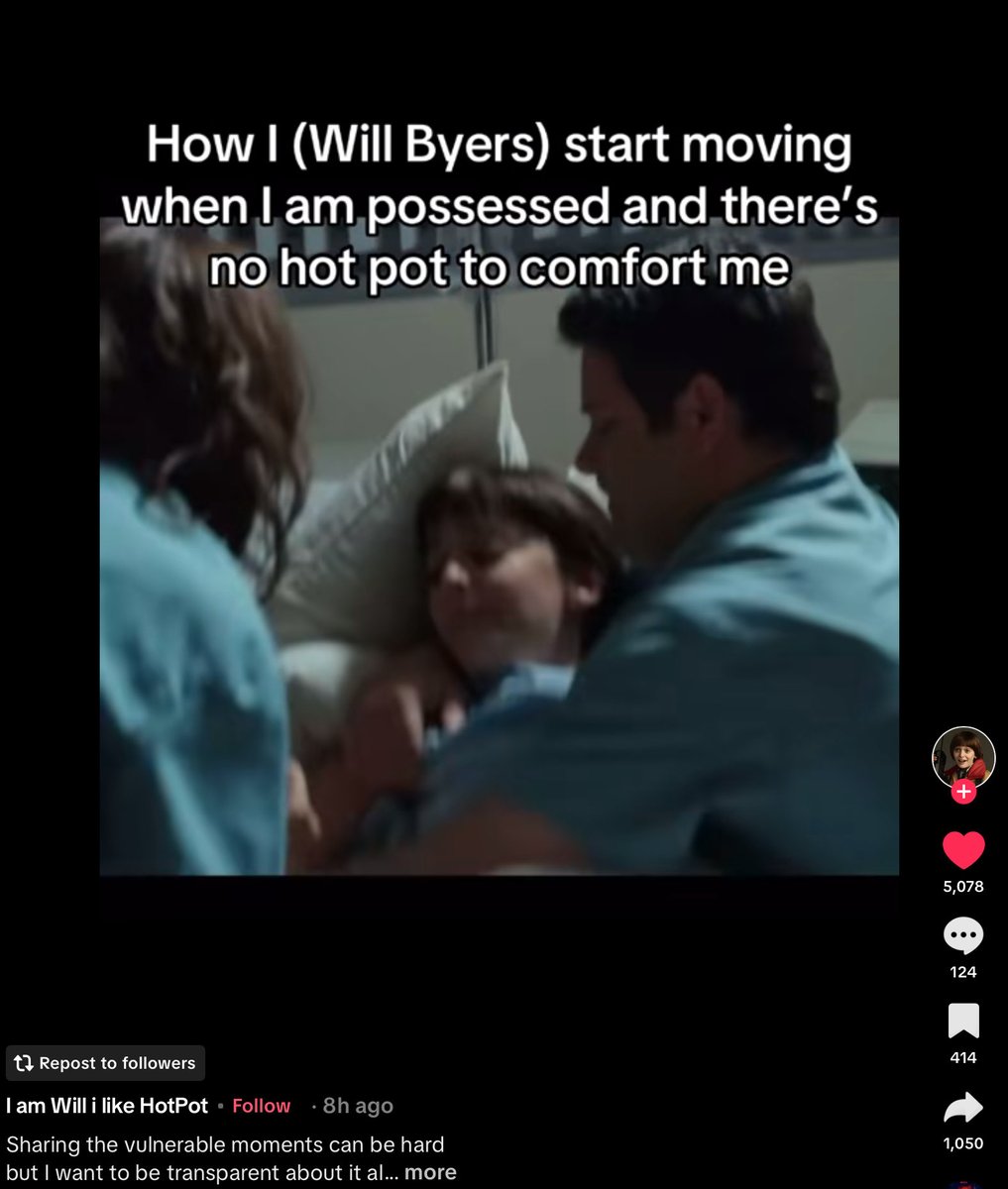 nataliaswifey's tweet photo. is anyone else aware of the will byers hotpot community on tiktok https://t.co/ZTC0uFJ0PQ
