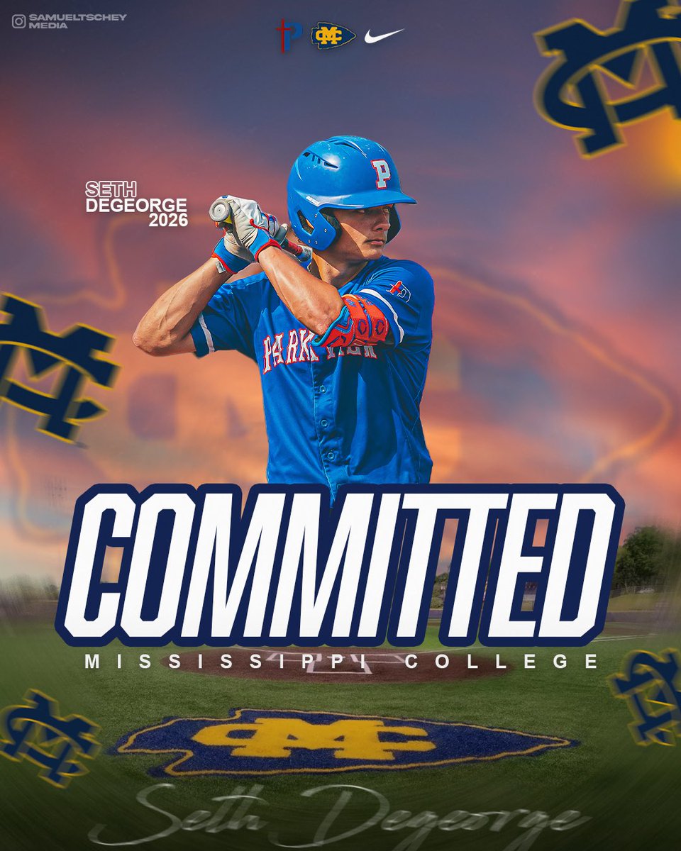 SethDeGeorge's tweet image. I’m blessed to announce my commitment to Mississippi College! I want to thank my Lord and Savior Jesus Christ because without him this wouldn’t be possible. Thank you to everyone who has helped me get to this point. GEAUX CHOCTAWS! @GoChoctaws_BB @PBSBaseball2025 @ForceVectorATH