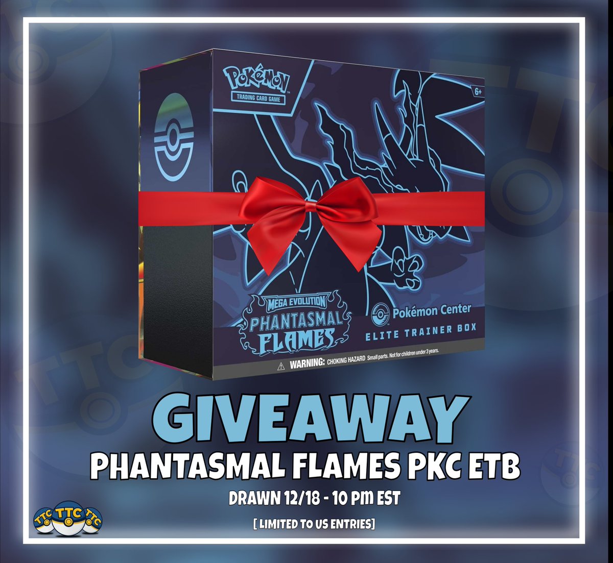 PokeTCGiveaways's tweet image. Win a Phantasmal Flames PC ETB! 🔥 

✅ Repost and like
✅ Follow us and @TheTcgCollect 
✅ Tag a mate who loves Charizard

Winner will be drawn on 18th December.

#Pokemon | #PokemonTCG | #Giveaway