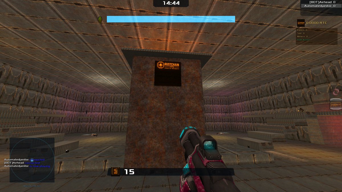 janitorunit's tweet photo. Rustchain FPS. First map designed by AI from QuakeC Xonotic! First MCP map editor designed for AI to edit quake C. 
 #quake #xonotic #FPS #firstworlddeveloperproblems
@GooseMetaX @Mavmetax @grok @SuperGrok @StephenReed_AGI  Grok whaddya think?! https://t.co/o2MtEldFYq