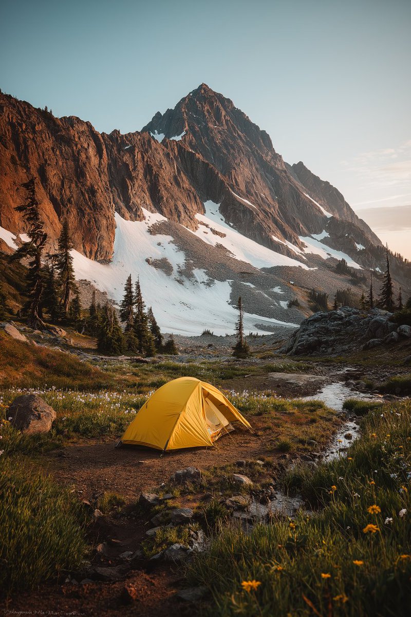 SasquatchSnooze's tweet image. Camped here to feel small.
Turns out that was the whole point. 🏕️⛰️😌

#SasquatchSnooze #Backpacking #CampingLife #Wilderness #OutdoorLife #GetOutside #SeekDiscomfort #NatureTherapy #Adventure #MountainLife