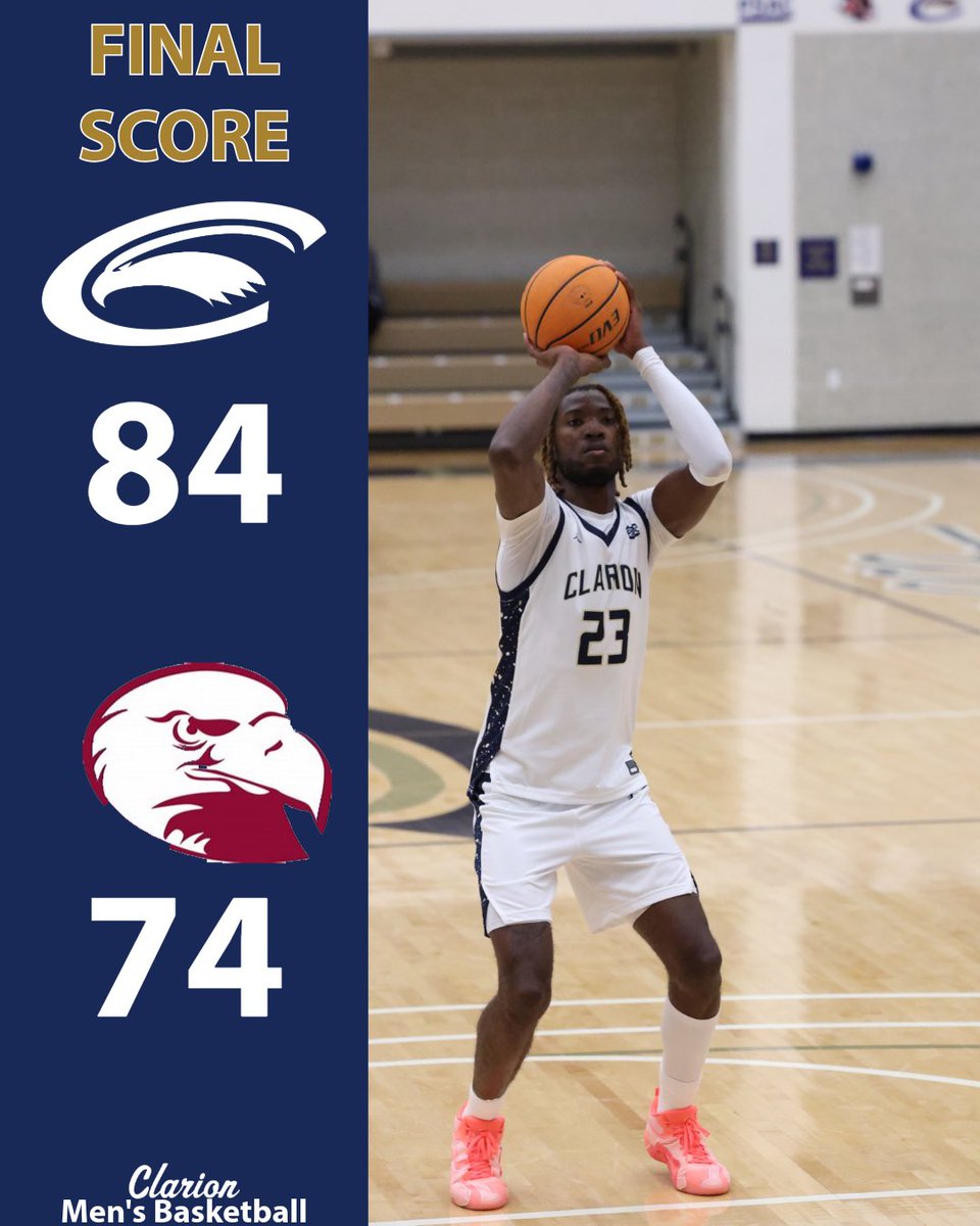 Clarion University Men's Basketball tweet media
