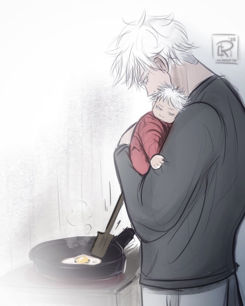 #dadjo and baby close-up 💖