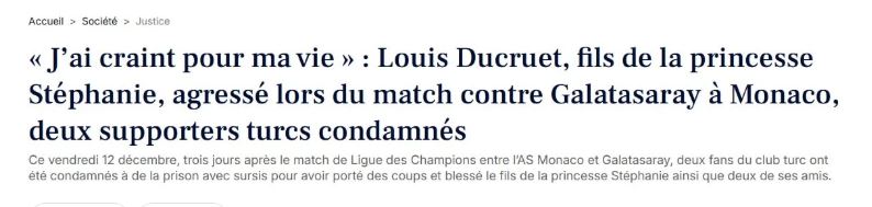 NC_YIGIT1907's tweet photo. #ANTvGS
#MONvsGS maçı sonrası baba oğul
Selman Başak ve oğlu Hasan Başak Monaco Prensi Louis Decruet'i
dövmüşler
Yenilgiyi hazmedemeyen baba oğul sınırdışı edilip 3bin Euro ceza verilmiş
Galatasaray yurtdışında da beka sorunu mu ?
Fransız Fransıza bunu yapar mı? https://t.co/k4vWkpotWJ