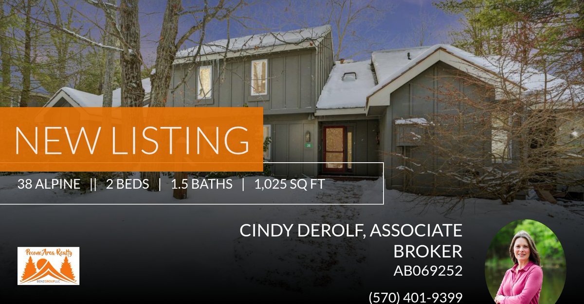 CindyDerolf's tweet photo. 📍 New Listing 📍 Another awesome home just hit the market located at 38 Alpine in Lake Harmony. Reach out here or at (570) 401-9399 for more information or to schedule a showing!

Cindy Derolf, Associate Broker
M - 570-401-9399
O ... https://t.co/euN3WrLwYR https://t.co/qjilSAmY5K