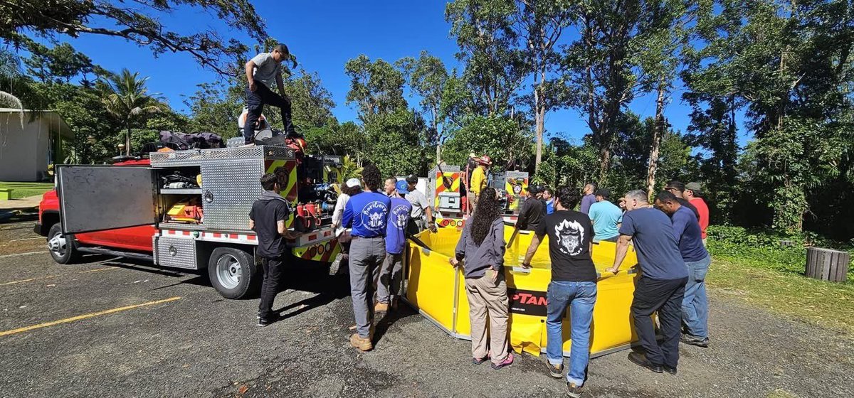 Personal de las Brigadas Forestales Zona Oeste y Sur ofreció el adiestramiento de Bombero Forestal Básico a organizaciones y agencias aliadas, con el fin de desarrollar un Plan Comunitario de Prevención de Incendios Forestales en el Bosque Estatal de Maricao y sitios cercanas.